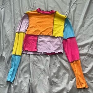 ｡･ﾟﾟ･　PATCHWORK CROP TOP　･ﾟﾟ･｡